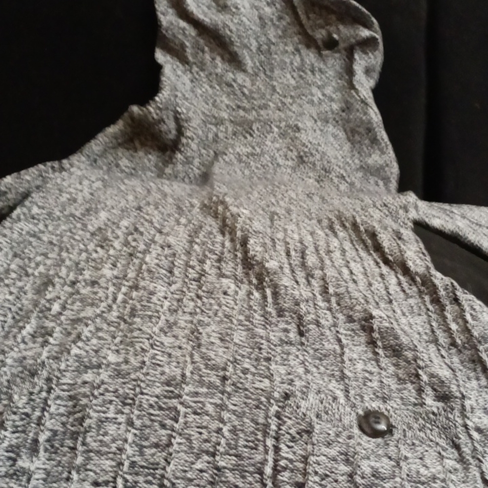 Turtle neck very long sweater